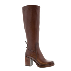 Carl Scarpa Cyrus Brown Leather Knee High Boots